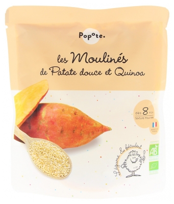 Popote Les Moulinés Patate Douce et Quinoa Dès 8 Mois Bio 180 g