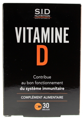 S.I.D Nutrition Vitamine D 30 Gélules