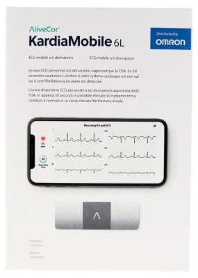 Omron AliveCor KardiaMobile ECG Mobile 6 L