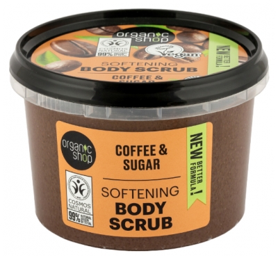 Organic Shop Body Scrub Gommage Adoucissant Corps Huile de Café 250 ml