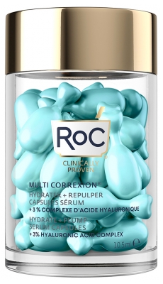 RoC Multi Correxion Hydrater + Repulper Capsules Sérum 30 Capsules