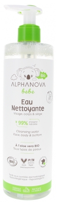 Alphanova Bébé Eau Nettoyante Bio 400 ml