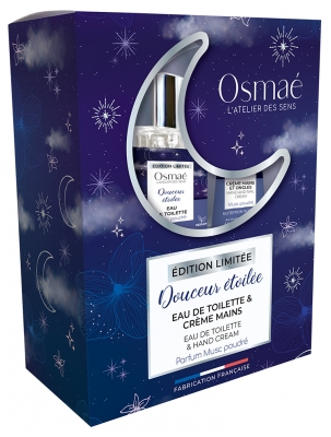 Osmaé Coffret Douceur Étoilée Eau de Toilette 30 ml + Crème Mains et Ongles 30 ml