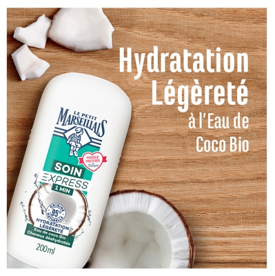 Le Petit Marseillais Soin Express 1 Min Hydratation Légèreté 200 ml