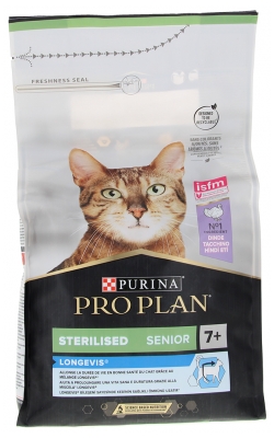 Purina Proplan pour Chat Sénior Stérilisé Longevis Dinde 1,5 kg