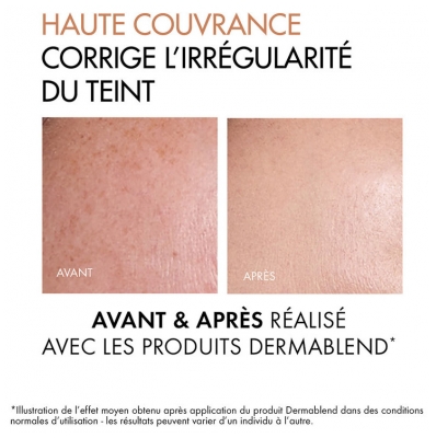 Vichy Dermablend Fond de Teint Fluide Correcteur 16H 30 ml - Teinte : 45 : Gold