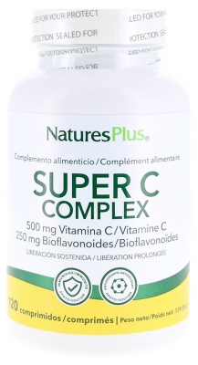 Natures Plus Super C Complex 120 Comprimés