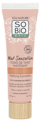 Léa Nature SO BIO étic Mat Sensation Fond de Teint Matifiant Bio 30 ml - Teinte : Sable Doré