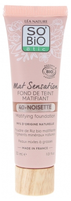 Léa Nature SO BIO étic Mat Sensation Fond de Teint Matifiant Bio 30 ml - Teinte : Noisette