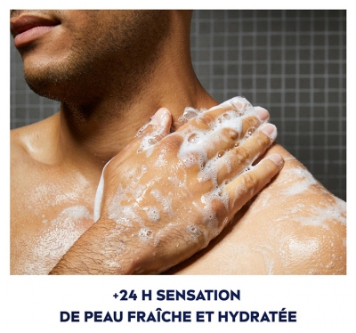 Nivea Men Réveil Express Gel Douche Fraîcheur 24H 3en1 Visage Corps et Cheveux 250 ml