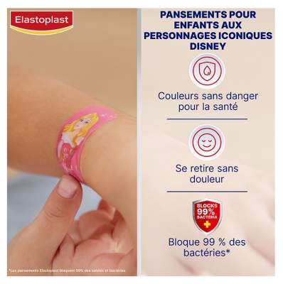 Elastoplast Disney 20 Pansements - Modèle : Princesses