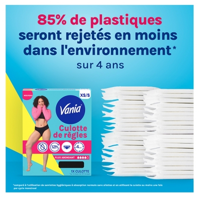 Vania Culotte de Règles Flux Abondant 1 Culotte