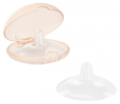 Suavinex Silicon Breast Tips 2 Pieces - Size: M