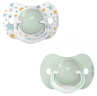 Suavinex 2 Soothers with Reversible Teat SX Pro from 6 to 18 Months - Model: Blue