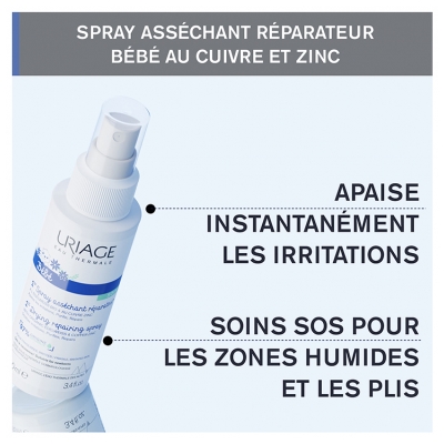 Uriage Bébé 1er Spray Asséchant Réparateur 100 ml