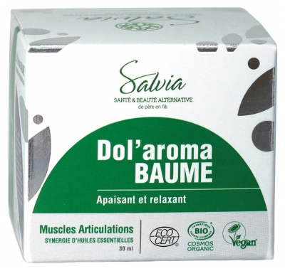 Salvia Nutrition Dol'Aroma Baume Apaisant et Relaxant Bio 30 ml