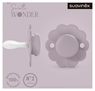 Suavinex Umkehrbarer Schnuller mit Symmetrischem Sauger SX Pro 6 bis 18 Monate - Modell: Lavendel