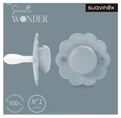 Suavinex Umkehrbarer Schnuller mit Symmetrischem Sauger SX Pro 6 bis 18 Monate - Modell: Blau