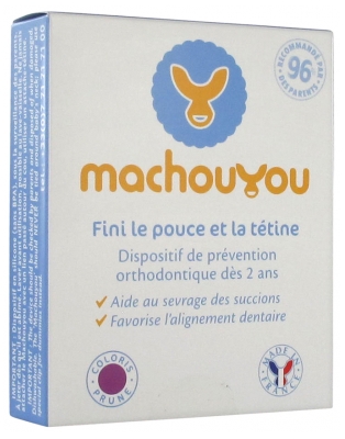 Machouyou 1° Svezzamento del Dispositivo di Suzione Della Dentiera - Colore: Plum