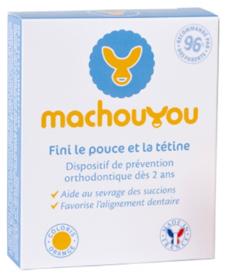 Machouyou 1° Svezzamento del Dispositivo di Suzione Della Dentiera - Colore: Arancione