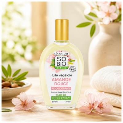 Léa Nature SO BIO étic Organiczny roślinny olejek ze słodkich migdałów 50 ml