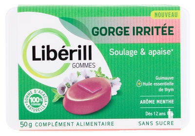 Gommes Gorge irritée 50 g