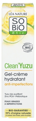 Léa Nature SO BIO étic Clean'Yuzu Gel-Crème Hydratant Anti-Imperfections Bio 40 ml