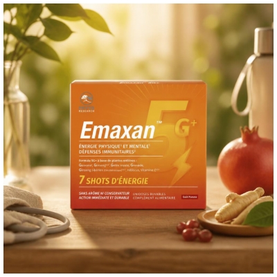 Phytoresearch Emaxan Energia Shots 7 Yksittäispakkausta