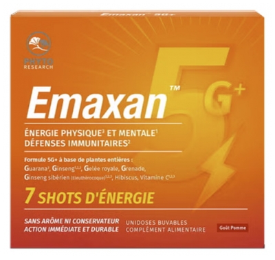 Phytoresearch Emaxan Energie Shots 7 Einzeldosen