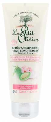 Le Petit Olivier Après-Shampoing Douceur Amande Douce & Crème de Riz 200 ml