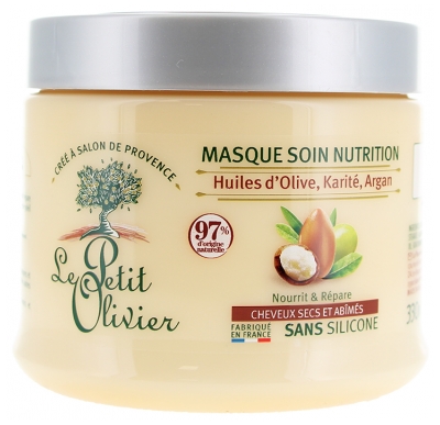 Le Petit Olivier Masque Soin Nutrition Huiles d'Olive Karité et Argan 330 ml