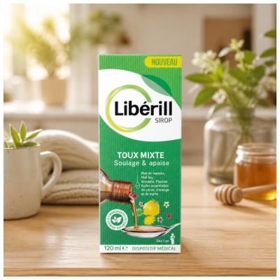 Libérill Sirop Toux Mixte Soulage & Apaise 120 ml