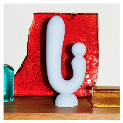 Puissante Vibromasseur Chouchou + Gel Intime 50 ml - Couleur : Bleu Ciel