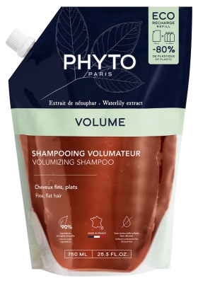 Phyto Volume Volyymia Antava Shampoo Eco-Täyttöpakkaus 750 ml