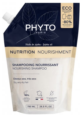 Phyto Nutrition Nærende Shampoo Øko-Genopfyldning 750 ml