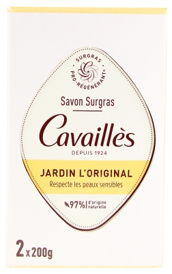 Cavaillès Jardin L'Original Surgras Soap 2 x 200 g