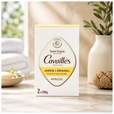 Cavaillès Savon Surgras Jardin l'Original 2 x 200 g