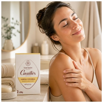 Cavaillès Savon Surgras Jardin l'Original 2 x 200 g