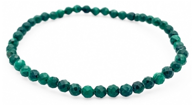 Natura Square Bracciale di Malachite Sfaccettata