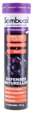 Sambucol Imuno Forte Přírodní Obrana 15 Šumivých Tablet