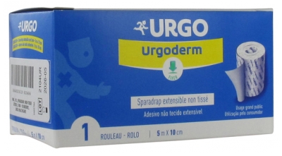 Urgo Urgoderm Ikke-vævet Strækbart Plaster 5 m x 10 cm