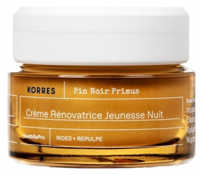 Korres Pin Noir Primus Crème Rénovatrice Jeunesse Nuit 40 ml