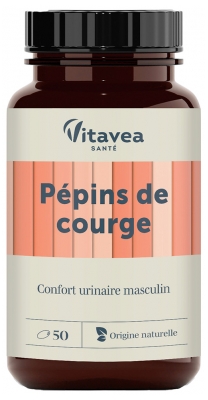 Vitavea Pépins de Courge Confort Urinaire Masculin 50 Capsules