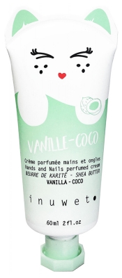 Inuwet Crème Mains et Ongles 60 ml - Senteur : Vanille - Coco