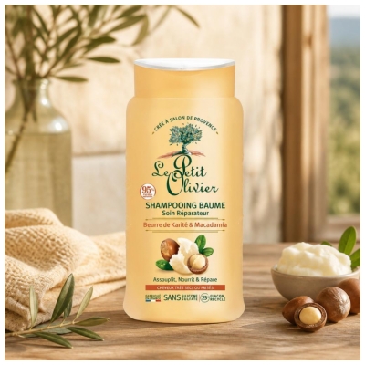 Le Petit Olivier Shampoing Baume Beurre de Karité & Macadamia 250 ml