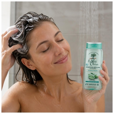 Le Petit Olivier Micelární šampon Aloe Vera & Zelený čaj 250 ml