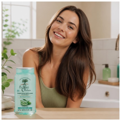 Le Petit Olivier Micelární šampon Aloe Vera & Zelený čaj 250 ml