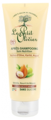 Le Petit Olivier Après-Shampoing Soin Nutrition Huiles d'Olive Karité et Argan 200 ml