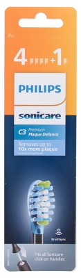 Philips Sonicare C3 Premium Plaque Defence HX9045/33 5 Têtes de Brosse