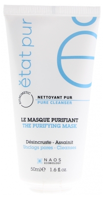 Etat Pur Le Masque Purifiant Désincruste et Assainit 50 ml